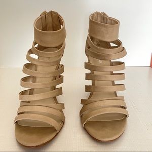 Express Strappy Taupe Sandals